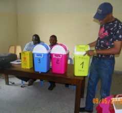 Réception et formation sur l’usage de poubelle avec code couleur 1